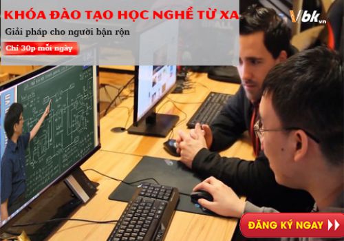 Khóa đào tạo học nghề từ xa