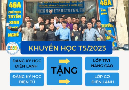 TUYỂN SINH HỌC NGHỀ THÁNG 5/2023